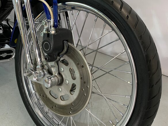 2006 Harley-Davidson Springer Softail, синий - вид 14