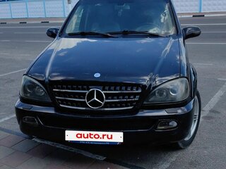 2003 Mercedes-Benz M-Класс 350 I (W163) Рестайлинг, чёрный, 750000 рублей, вид 2