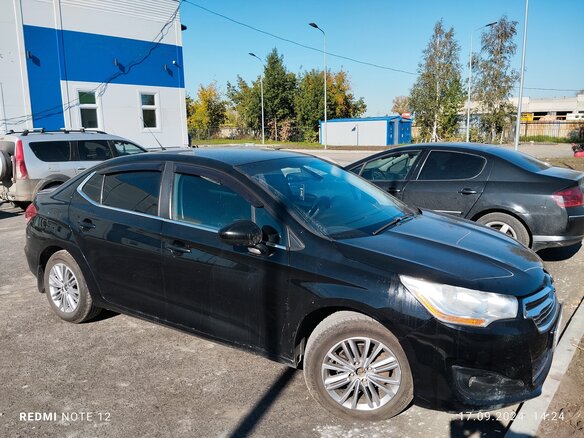 2013 Citroen C4 II, чёрный, 750000 рублей - вид 3