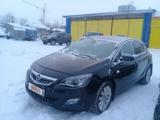 2012 Opel Astra J Рестайлинг, чёрный, 1200000 рублей, вид 1