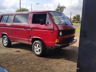 1986 Volkswagen Transporter T3, пурпурный, 500000 рублей, вид 1