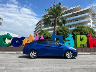2011 Hyundai Solaris I, синий, 665000 рублей, вид 1