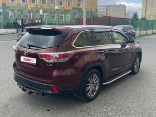 2014 Toyota Highlander III (XU50), фиолетовый, 3000000 рублей, вид 5
