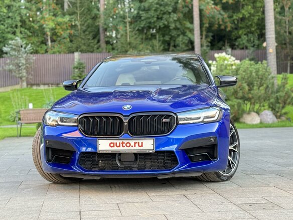 2020 BMW M5 Competition VI (F90) Рестайлинг, синий - вид 2