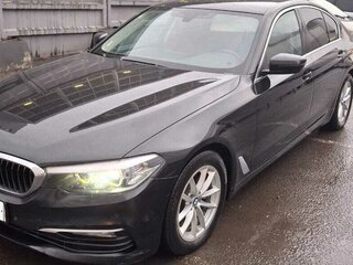 2017 BMW 5 серии 520d VII (G30/G31/G38), чёрный, 2250000 рублей, вид 3