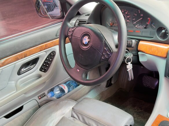 1997 BMW 7 серии 728i III (E38), синий - вид 6