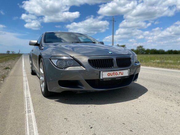 2005 BMW 6 серии 645i II (E63/E64), серый, 1400000 рублей - вид 1