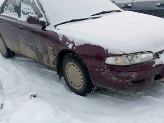 1992 Mazda 626 IV (GE), пурпурный, 220000 рублей, вид 4