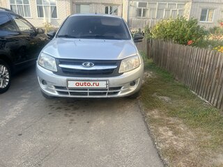 2012 Lada (ВАЗ) Granta I, серебристый, 450000 рублей, вид 2