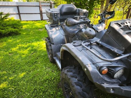 2014 Stels ATV-600YS Leopard, чёрный, 400000 рублей, вид 2