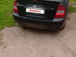 2004 Kia Cerato I, чёрный, 140000 рублей, вид 3