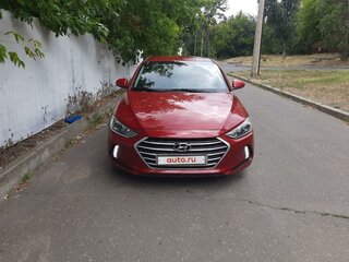 2016 Hyundai Elantra VI (AD), красный, 1600000 рублей, вид 2