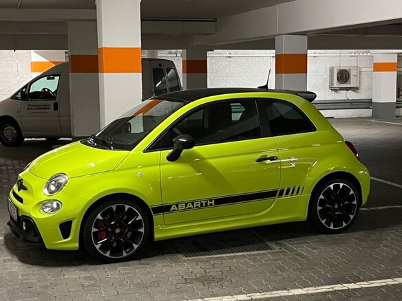2021 Fiat 500, зелёный - вид 1