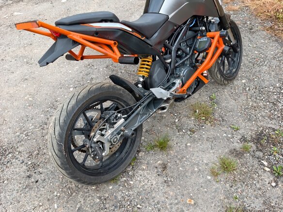 2014 KTM 125 Duke, оранжевый, 299000 рублей - вид 1