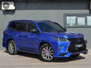 2016 Lexus LX 570 III Рестайлинг 2, синий, 6979888 рублей, вид 4