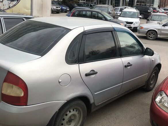 2007 Lada (ВАЗ) Kalina I, серебристый, 250000 рублей - вид 5