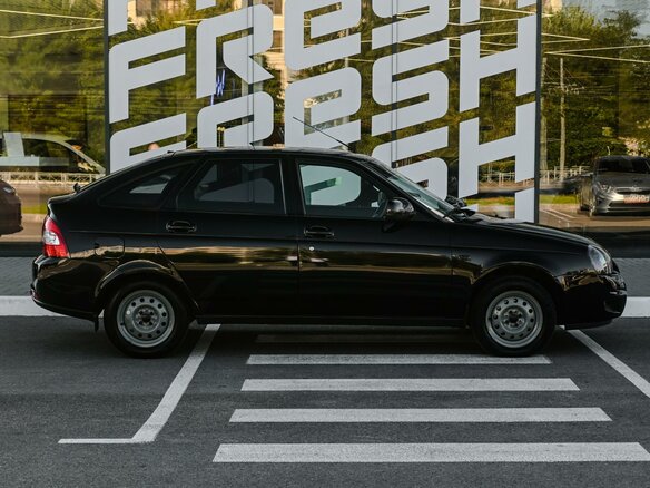 2011 Lada (ВАЗ) Priora I, чёрный, 509000 рублей - вид 4