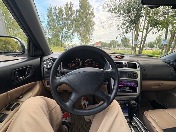 2001 Mitsubishi Galant VIII Рестайлинг, серый, 365000 рублей - вид 13