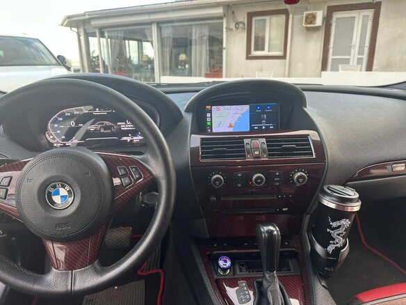 2004 BMW 6 серии 645i II (E63/E64), чёрный, 1970000 рублей - вид 11