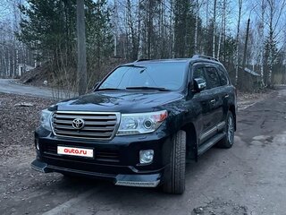 2012 Toyota Land Cruiser 200 Series Рестайлинг 1, чёрный, 3200000 рублей, вид 1