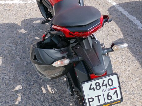 2013 Kawasaki ER-6N, красный, 510000 рублей, вид 2