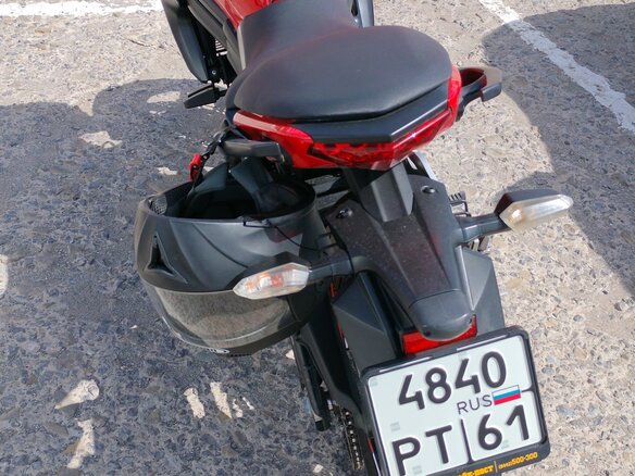 2013 Kawasaki ER-6N, красный, 510000 рублей - вид 1