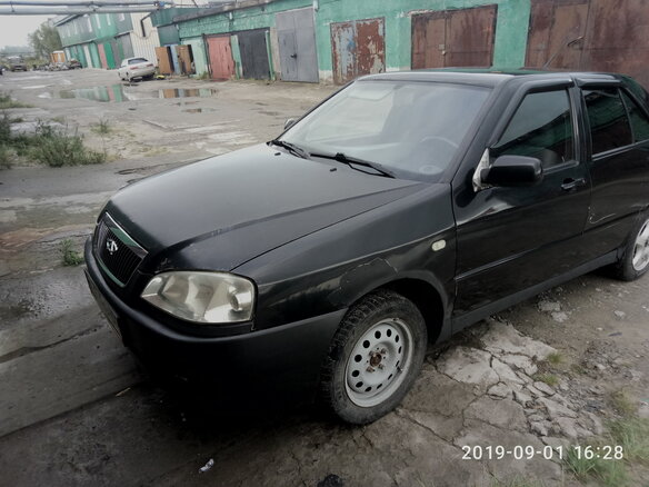 2007 Chery Amulet (A15) I, чёрный, 200000 рублей