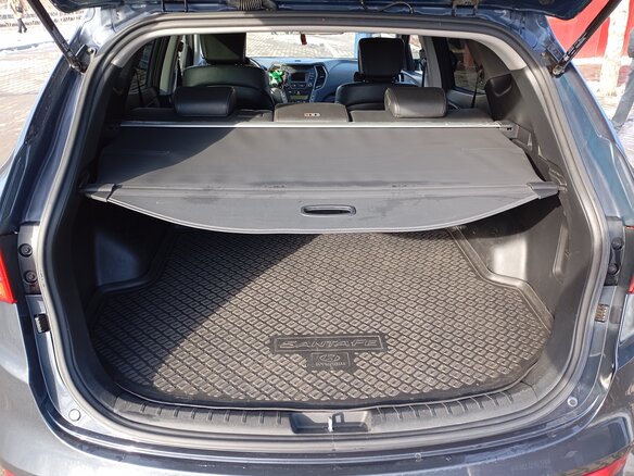 2015 Hyundai Santa Fe III, синий, 1550000 рублей - вид 9
