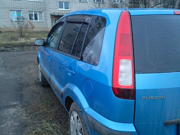 2008 Ford Fusion I Рестайлинг, голубой, 475000 рублей - вид 4