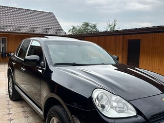 2005 Porsche Cayenne Turbo I (955), чёрный, 995000 рублей, вид 3