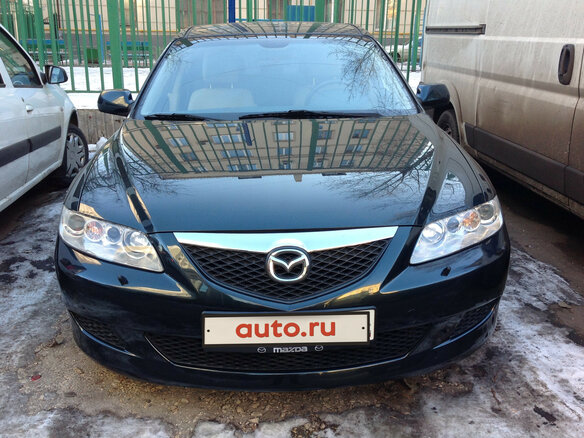 2005 Mazda 6 I (GG) Рестайлинг, зелёный - вид 7