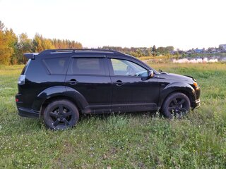 2007 Mitsubishi Outlander II, чёрный, 1500000 рублей, вид 3