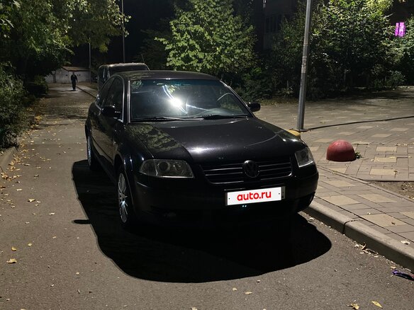 2001 Volkswagen Passat B5 Рестайлинг, чёрный, 520000 рублей - вид 3