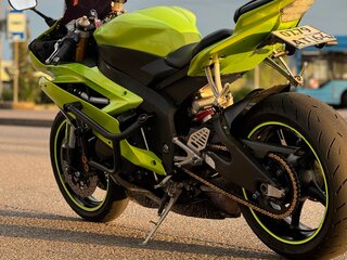 2007 Yamaha YZF-R6, зелёный, 680000 рублей, вид 4