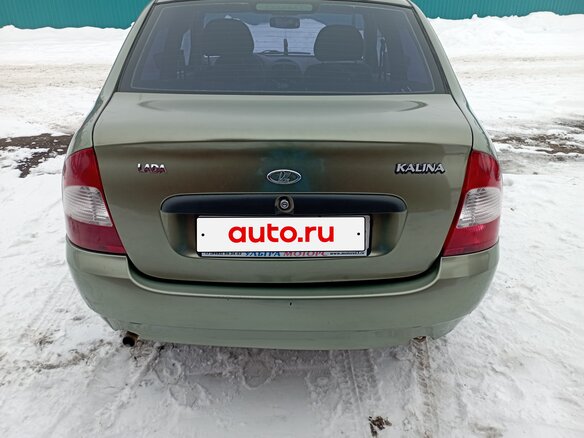 2008 Lada (ВАЗ) Kalina I, зелёный, 340000 рублей - вид 6