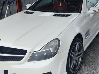 2010 Mercedes-Benz SL-Класс AMG 63 AMG II (R230) Рестайлинг 2, белый, 6800000 рублей, вид 2