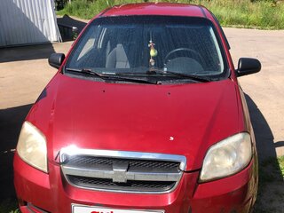 2009 Chevrolet Aveo I Рестайлинг, красный, 250000 рублей, вид 1