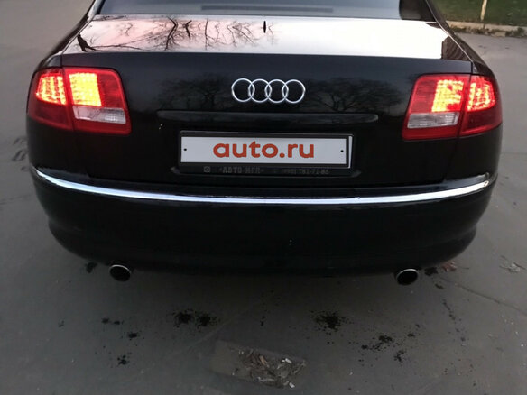 2006 Audi A8 II (D3) Рестайлинг, чёрный - вид 9