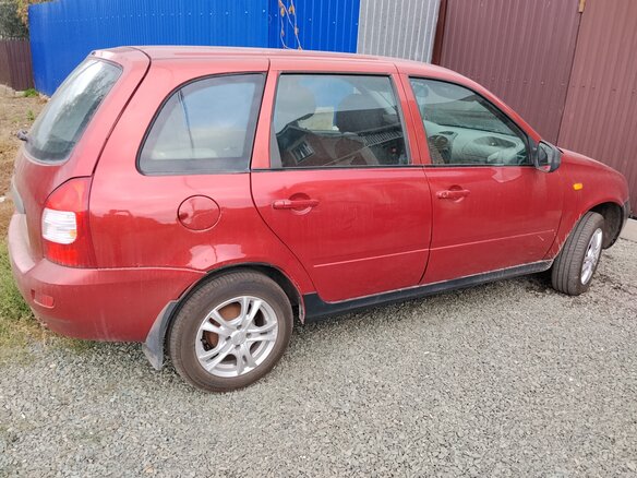 2010 Lada (ВАЗ) Kalina I, красный - вид 2
