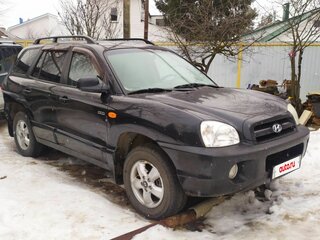 2008 Hyundai Santa Fe Classic Classic, чёрный, 650000 рублей, вид 1