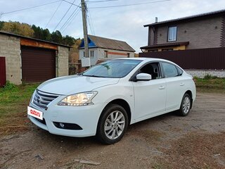 2015 Nissan Sentra VII (B17), белый, 740000 рублей, вид 1