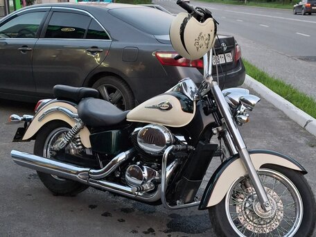 1998 Honda Shadow 400, зелёный, 300000 рублей, вид 4