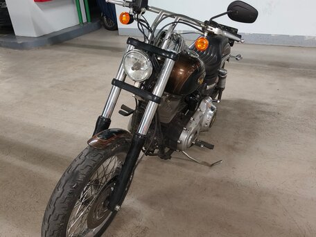 2013 Harley-Davidson Dyna Super Glide, коричневый, 1400000 рублей, вид 4