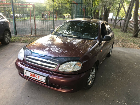 2007 Chevrolet Lanos I, красный