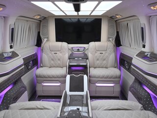 2025 Mercedes-Benz V-Класс Extra Long 300 d экстра длинный III (W447) Рестайлинг 2, чёрный, 41700000 рублей, вид 3