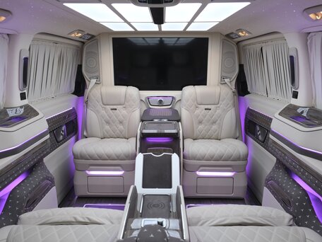 2025 Mercedes-Benz V-Класс Extra Long 300 d экстра длинный III (W447) Рестайлинг 2, чёрный, 41700000 рублей, вид 3