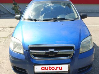 2007 Chevrolet Aveo I Рестайлинг, синий, 395000 рублей, вид 1