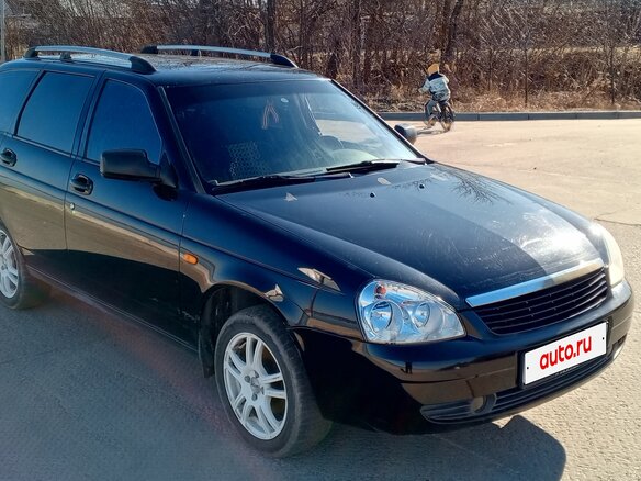 2010 Lada (ВАЗ) Priora I, чёрный, 500000 рублей - вид 1