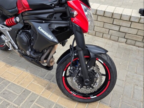 2013 Kawasaki ER-6N, красный, 510000 рублей - вид 3
