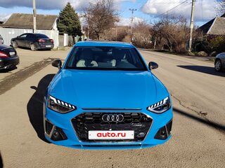 2020 Audi A4 45 TFSI V (B9) Рестайлинг, голубой, 3500000 рублей, вид 5